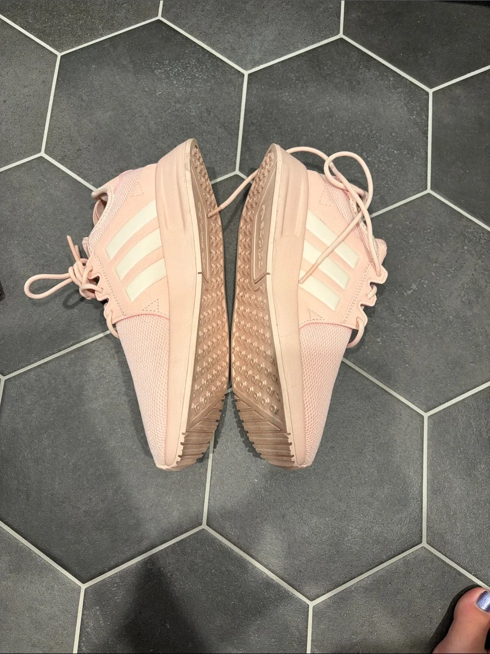ADIDAS Girls' X_PLR J Icey Pink Sneakers Size 5